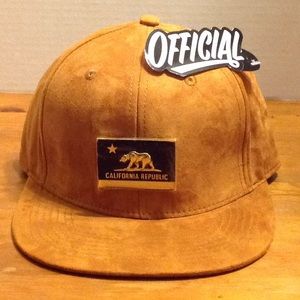 California republic strapback men's cap